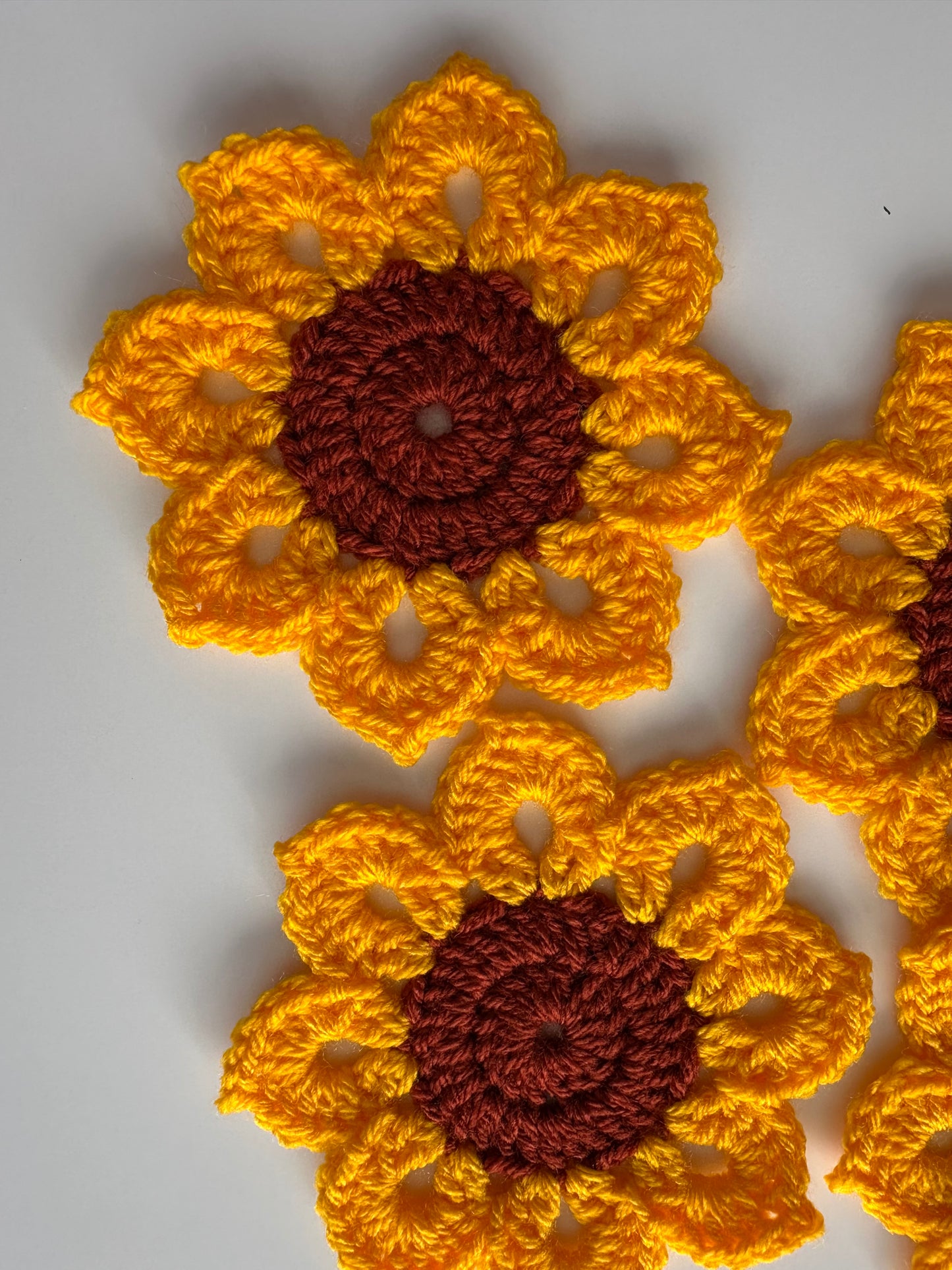 Set of 4 Sunflower Coasters