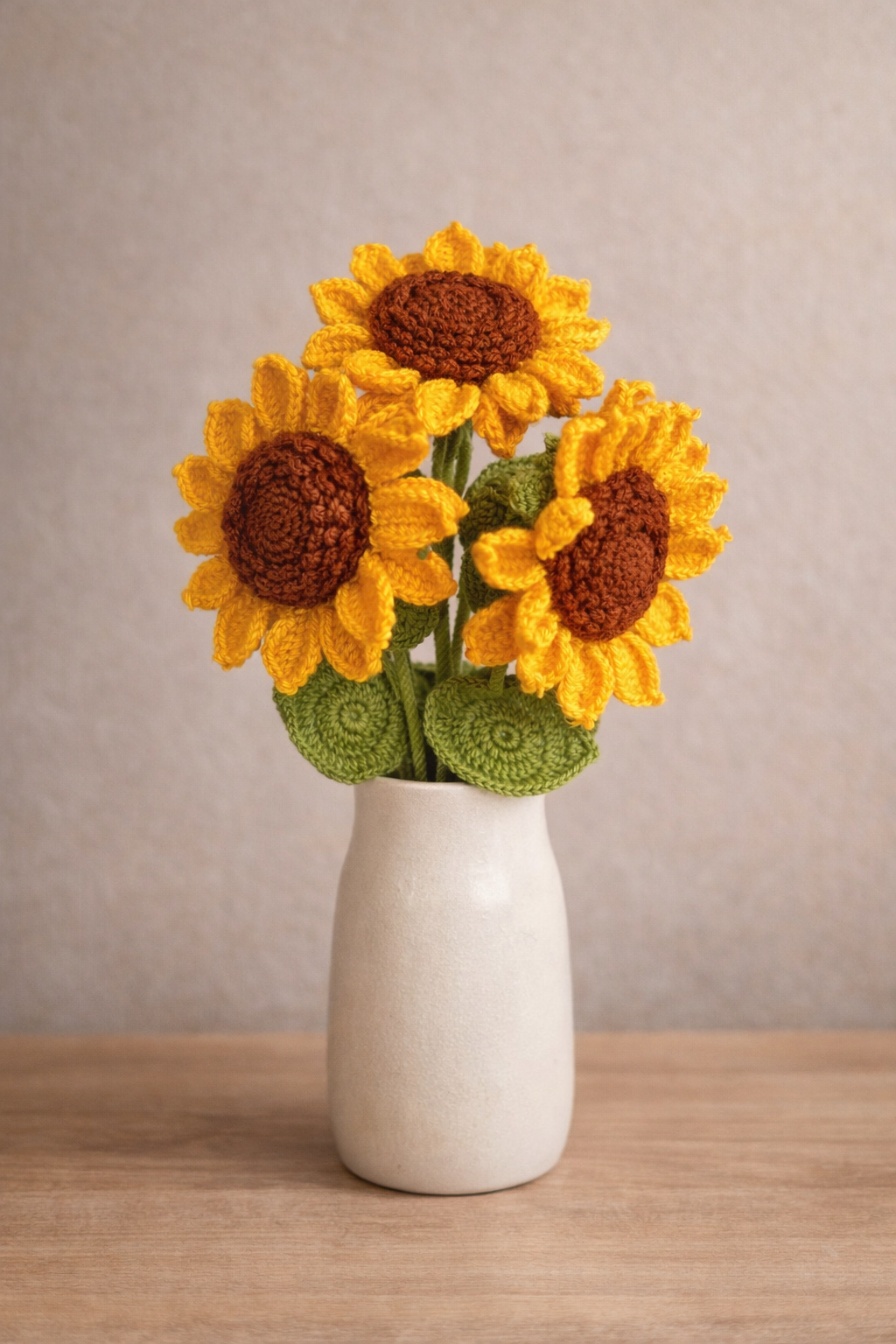 Handmade Crochet Sunflower
