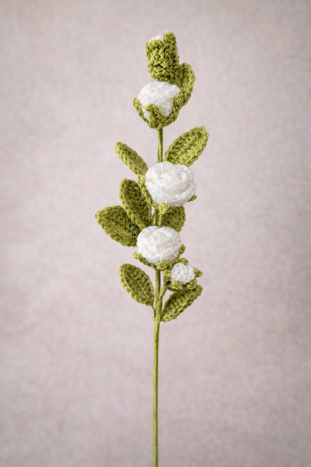 Small Crochet Rose, Handmade Everlasting Flower