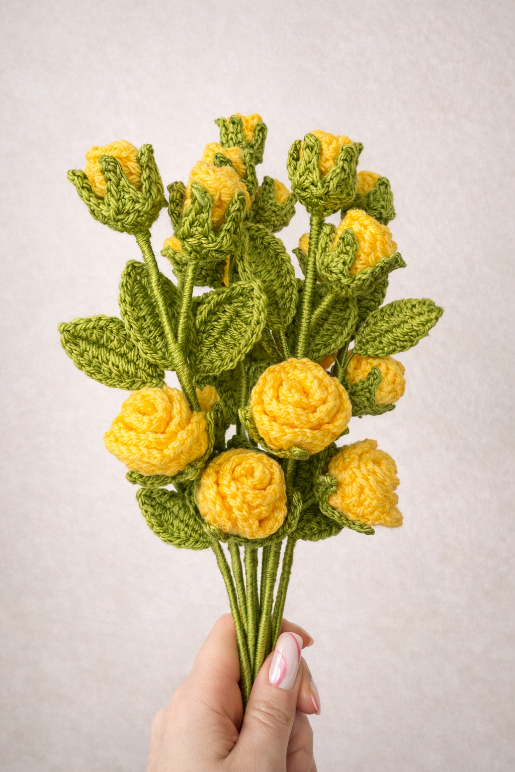 Small Crochet Rose, Handmade Everlasting Flower