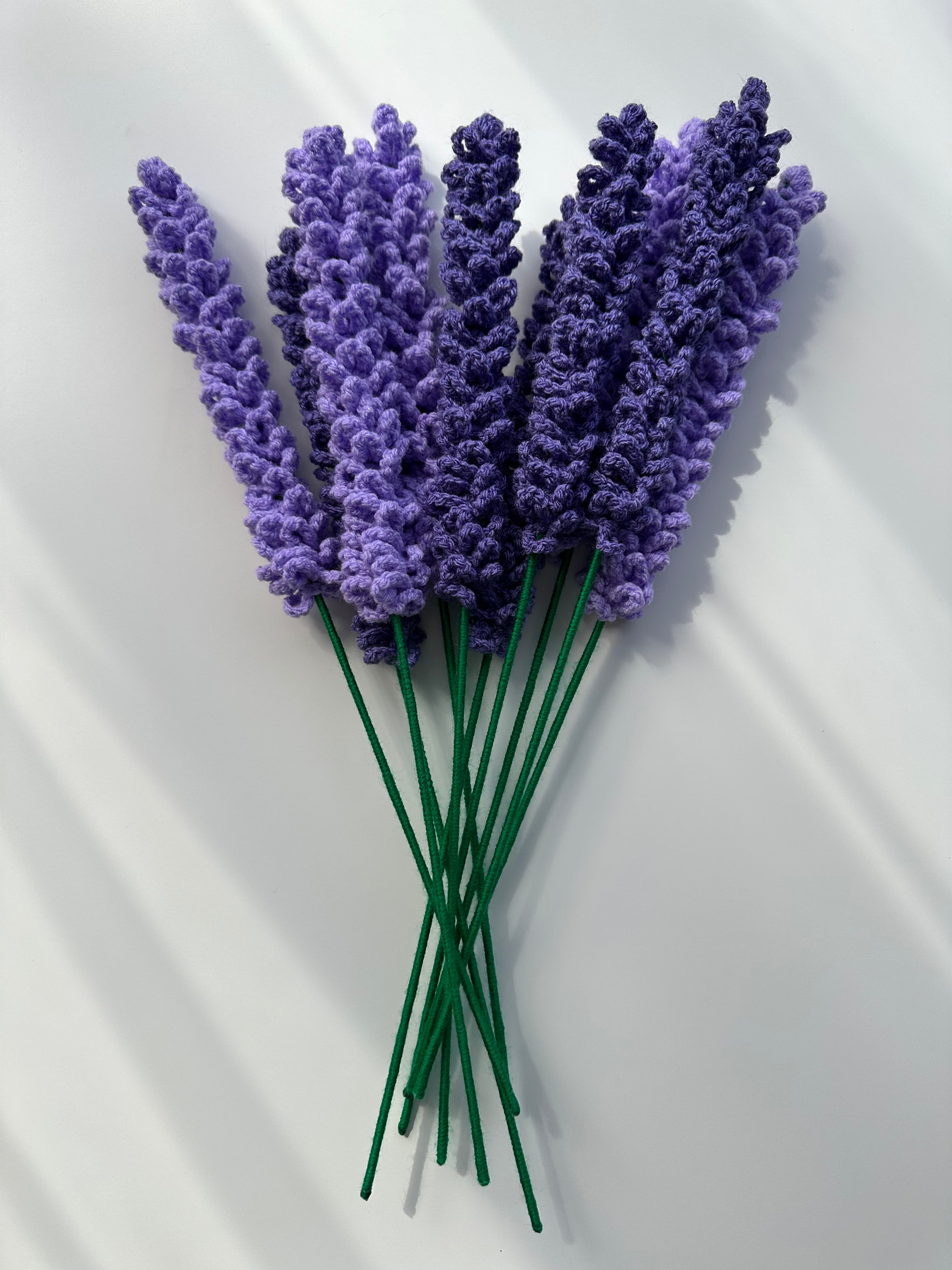 Handmade Crochet Lavender Bouquet