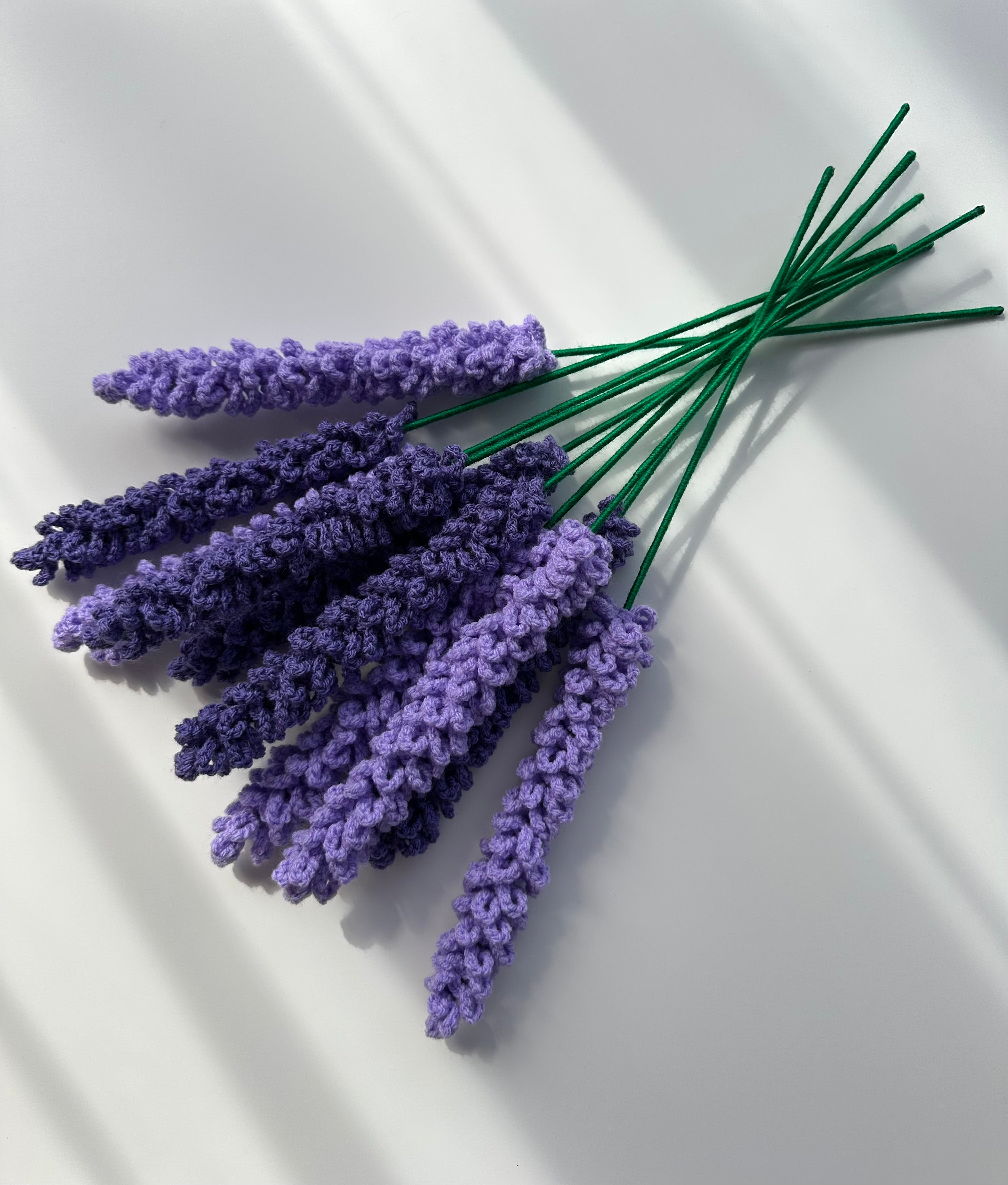 Handmade Crochet Lavender Bouquet