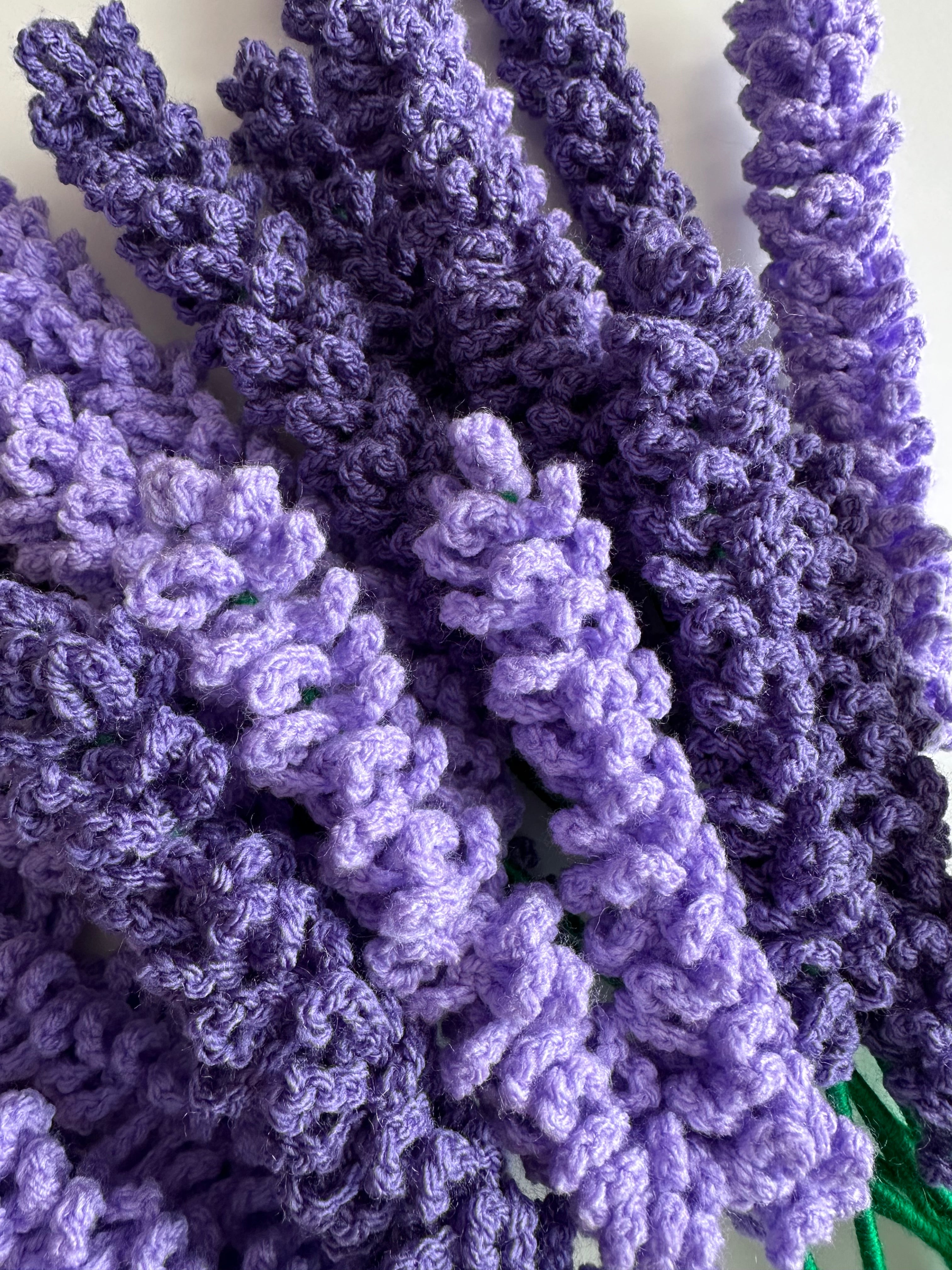Handmade Crochet Lavender Bouquet