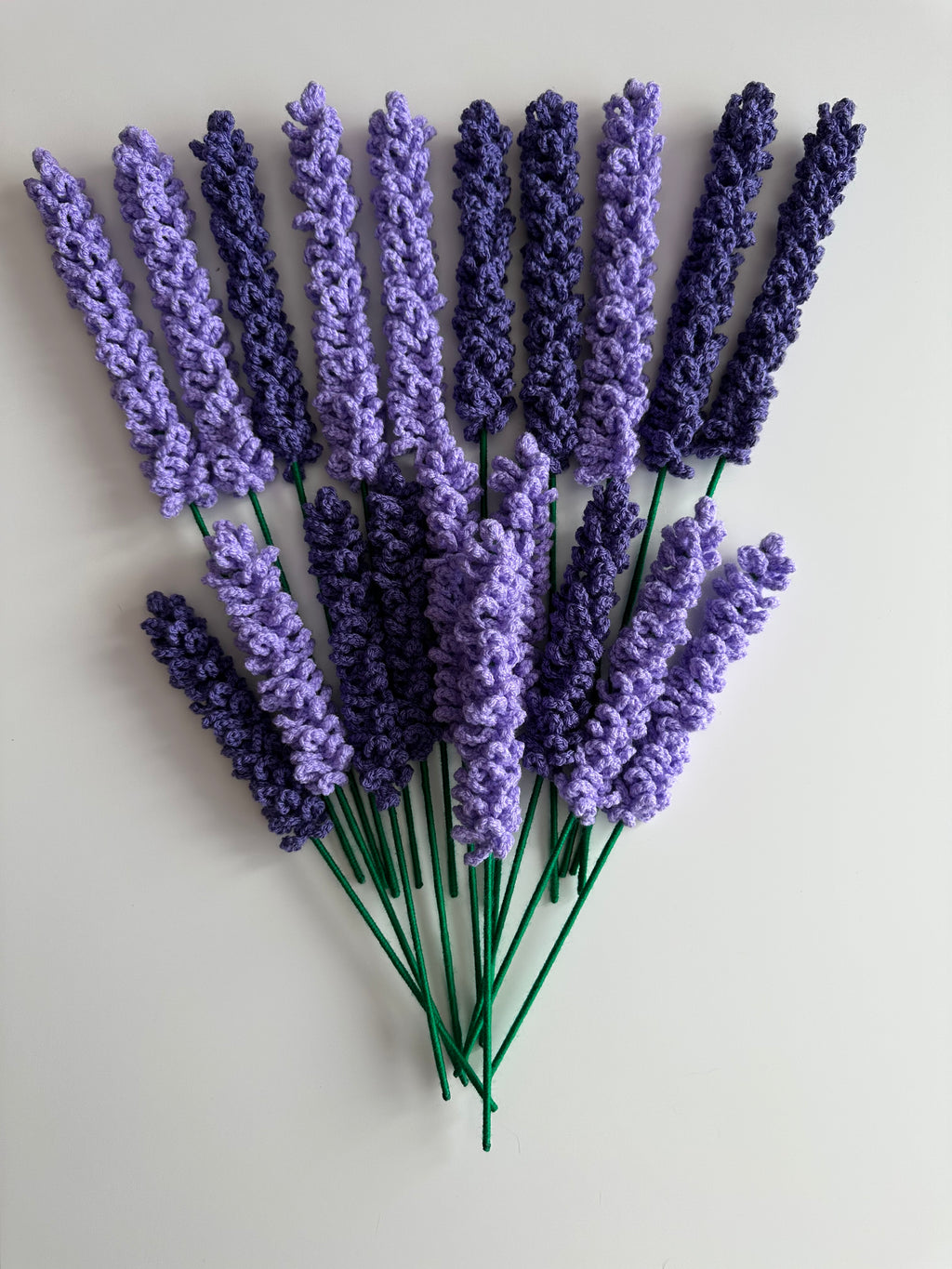 Handmade Crochet Lavender Bouquet