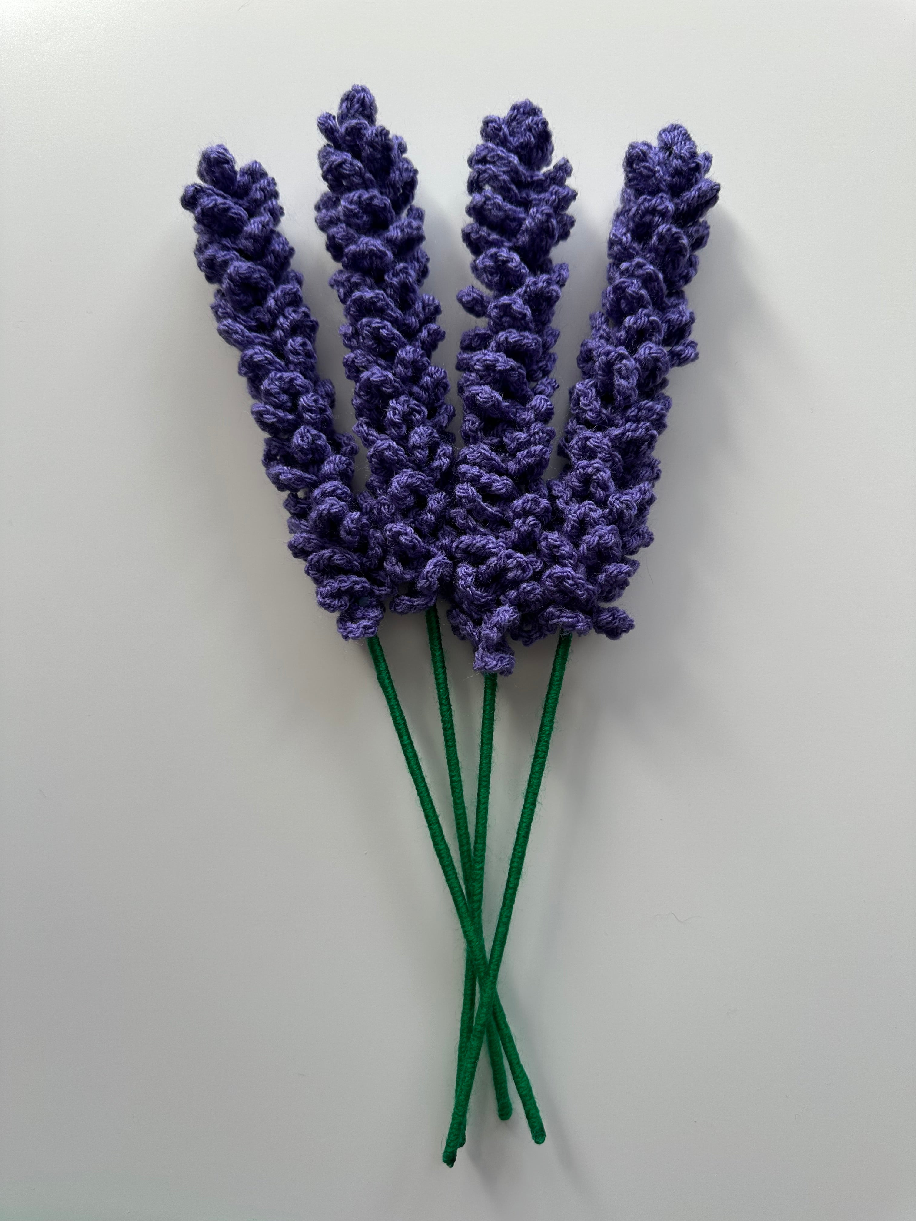 Handmade Crochet Lavender Bouquet