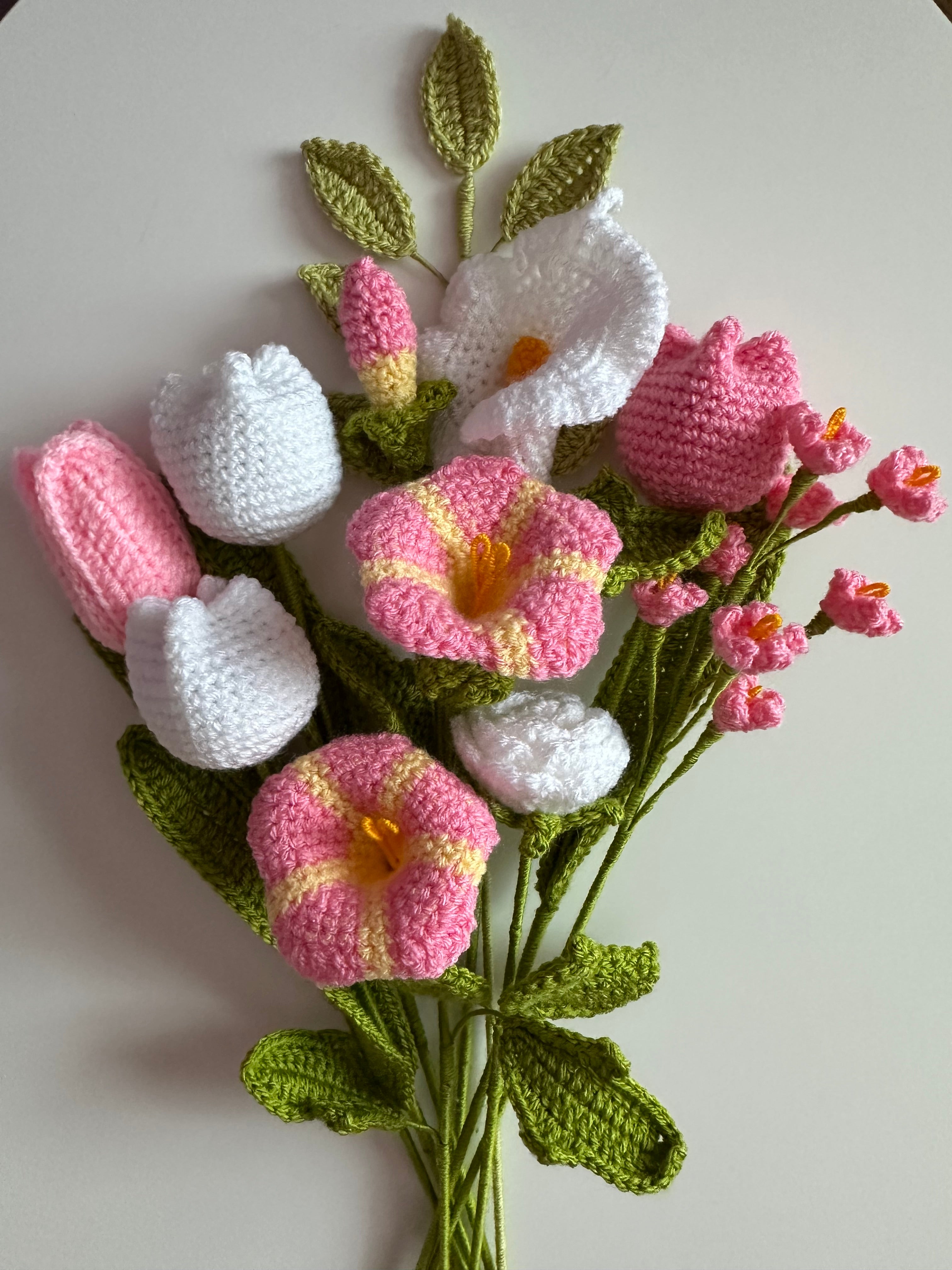 Mystery Crochet Flower Bouquet