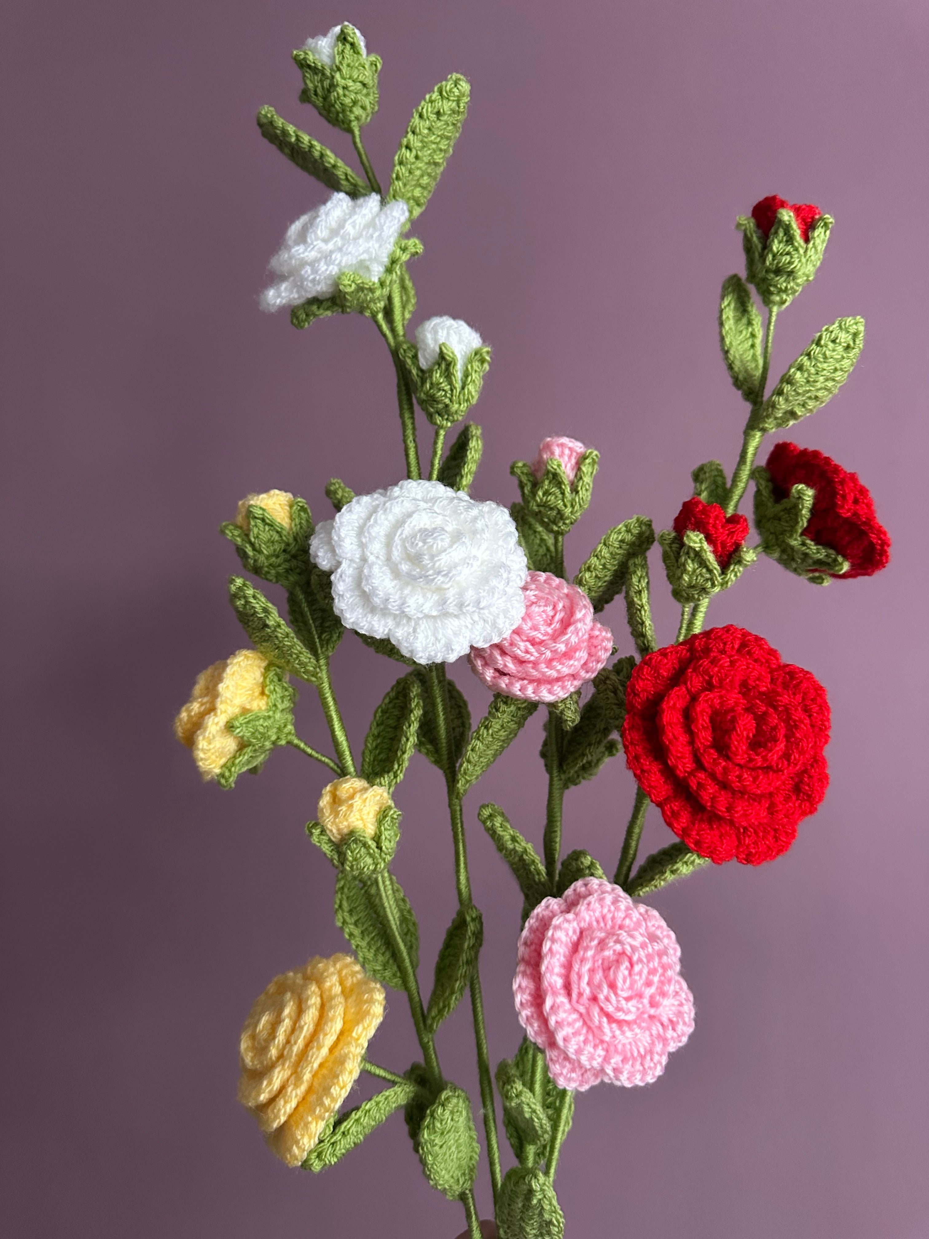 Crochet Camellia Flower