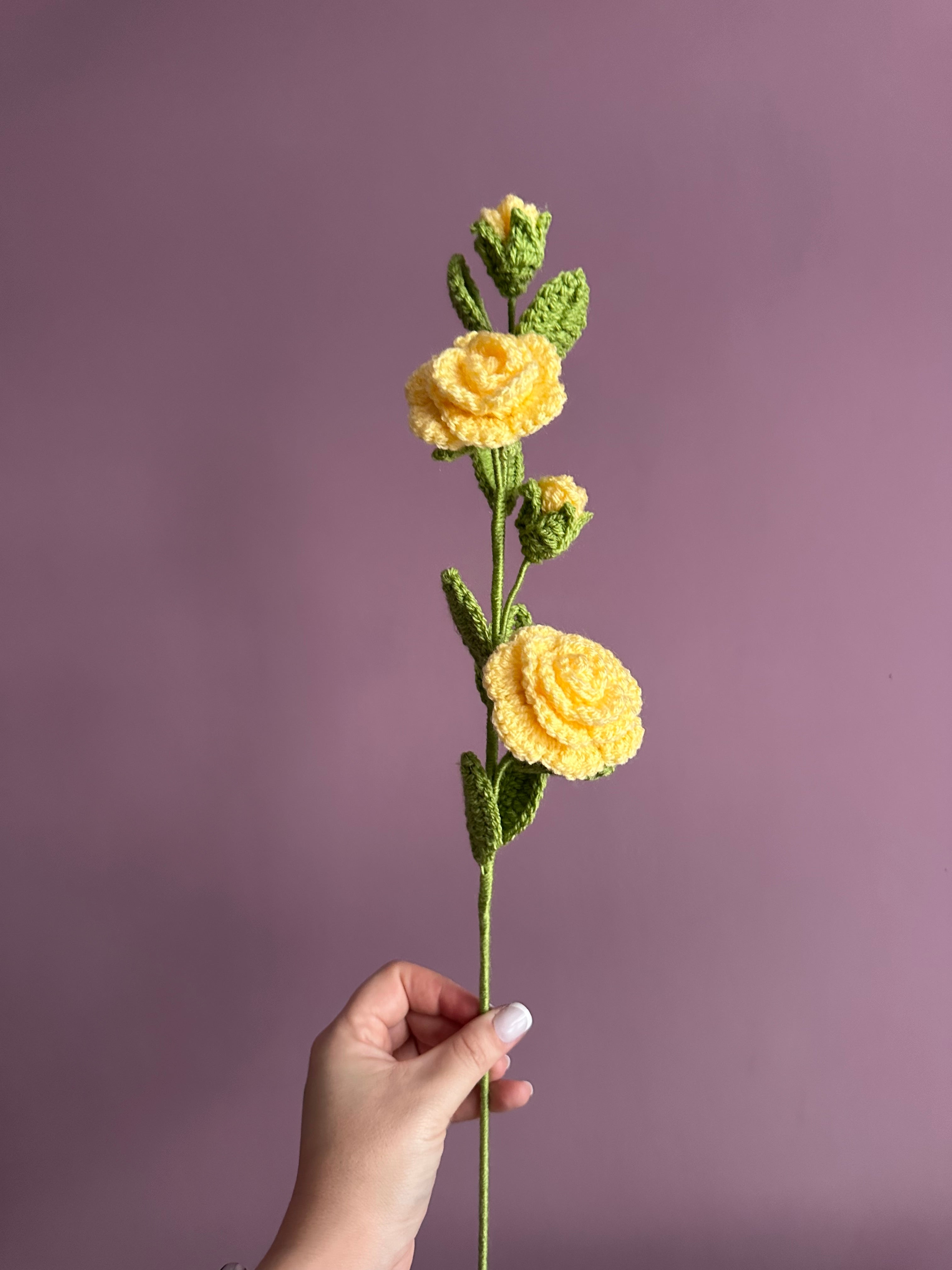 Crochet Camellia Flower