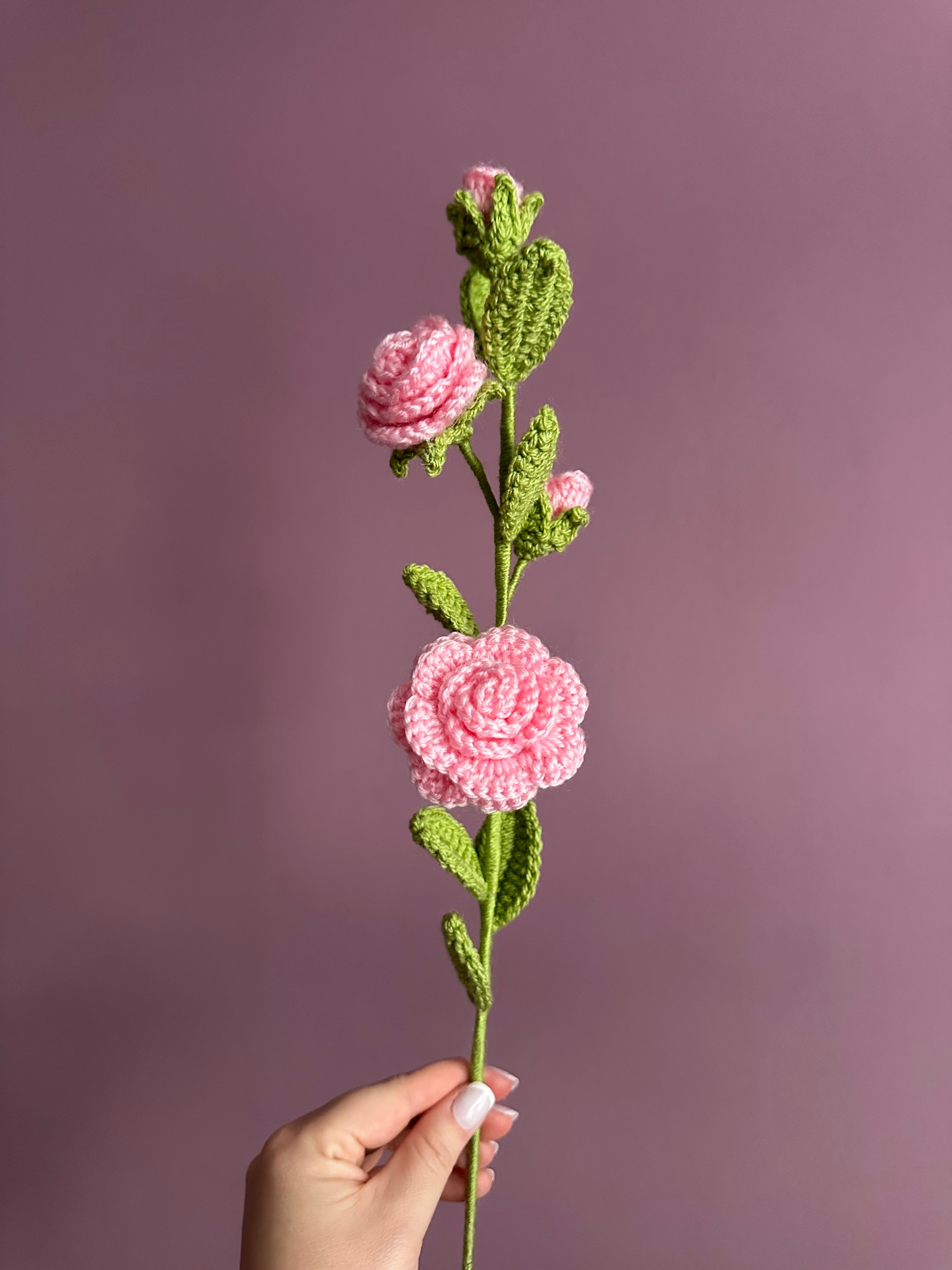 Crochet Camellia Flower