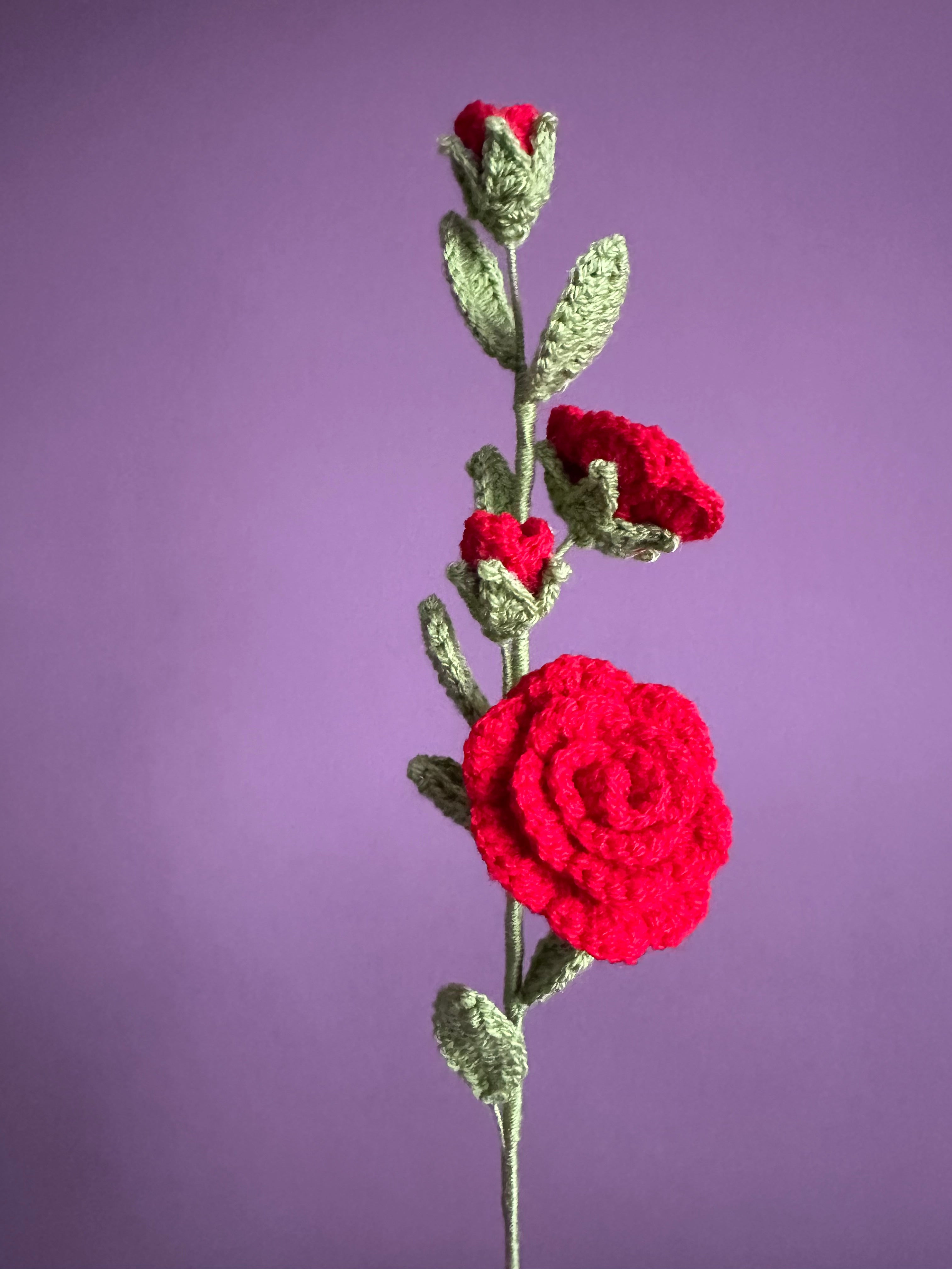 Crochet Camellia Flower