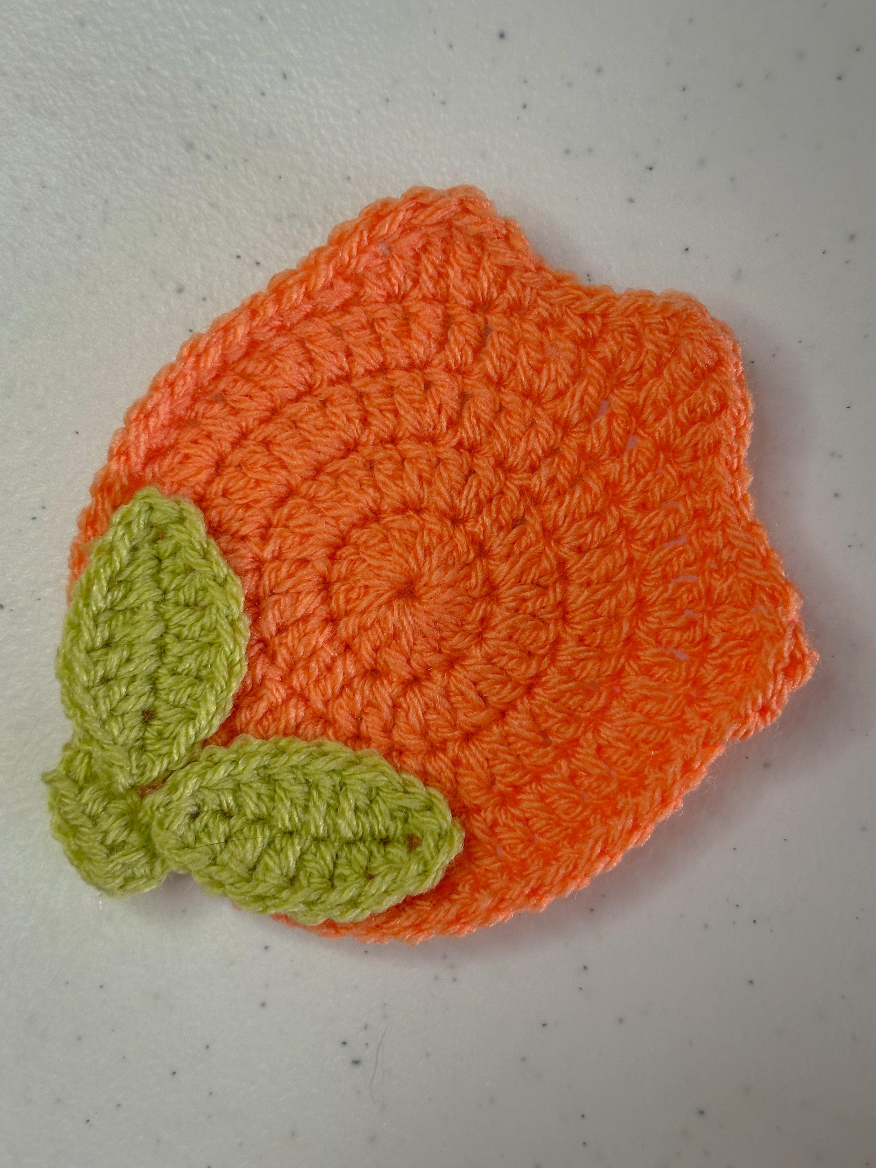 Tulip Crochet Coaster