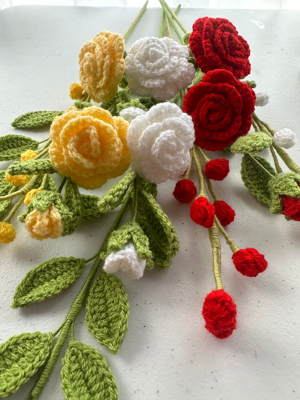 Crochet Camellia Flower