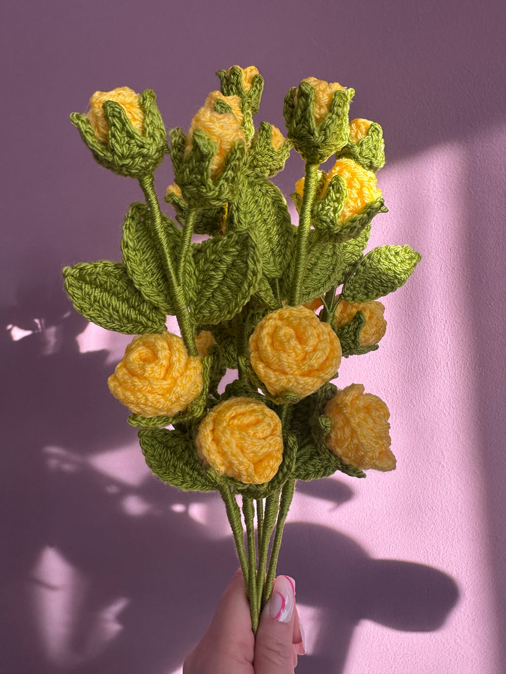 Small Crochet Rose, Handmade Everlasting Flower