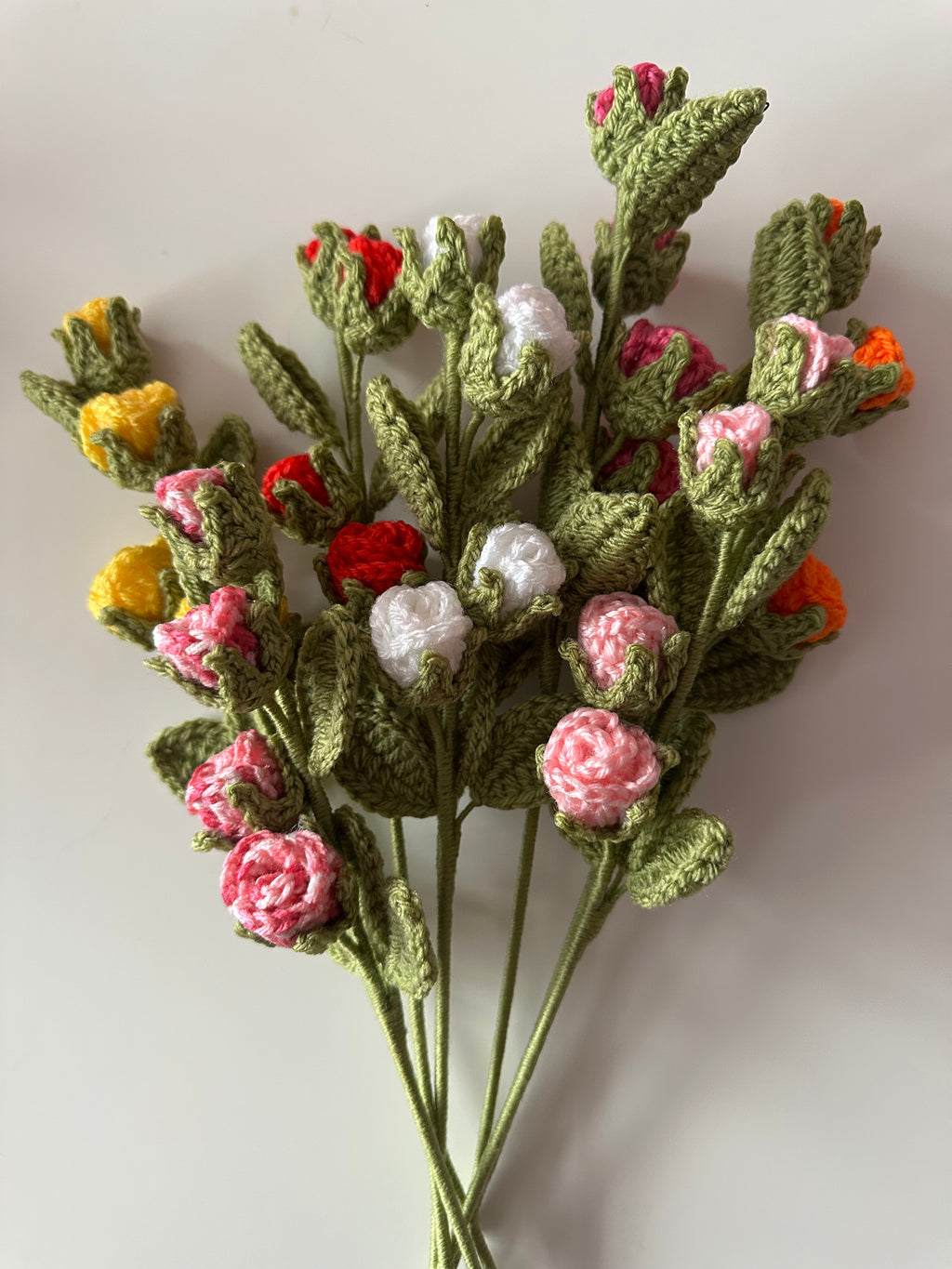 Small Crochet Rose, Handmade Everlasting Flower