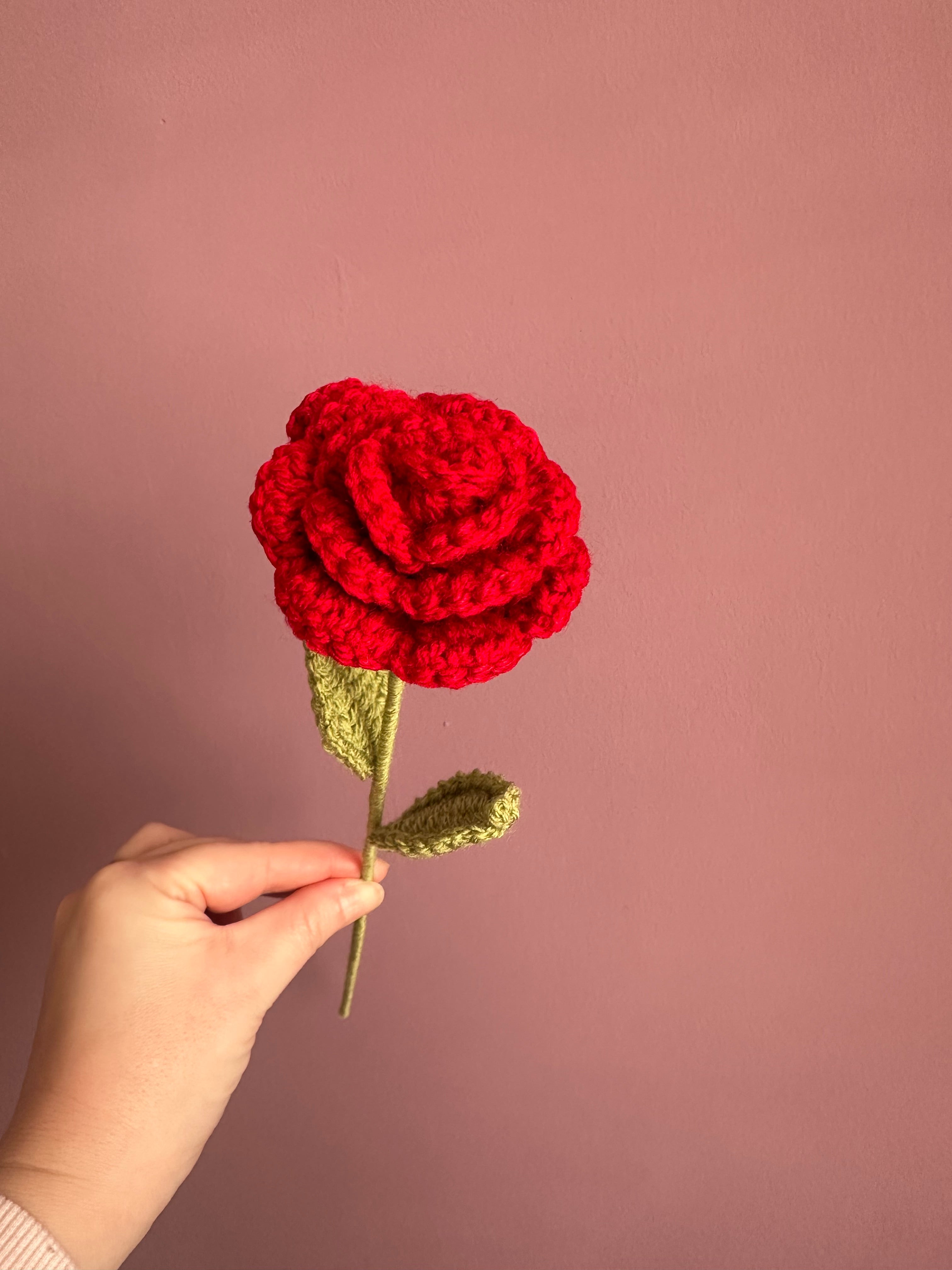 Handmade Crochet Roses - Valentine’s Day gift
