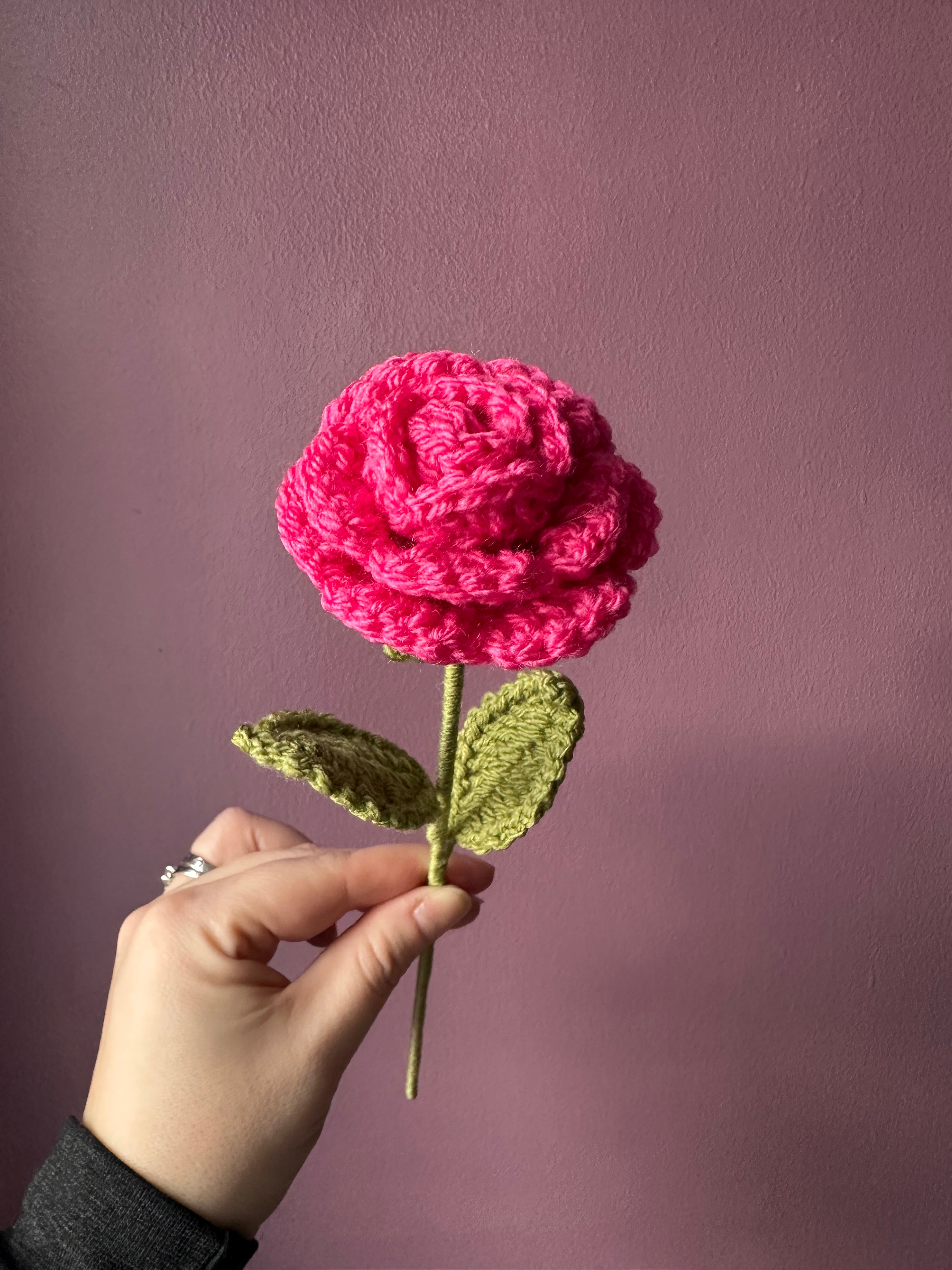 Handmade Crochet Roses - Valentine’s Day gift