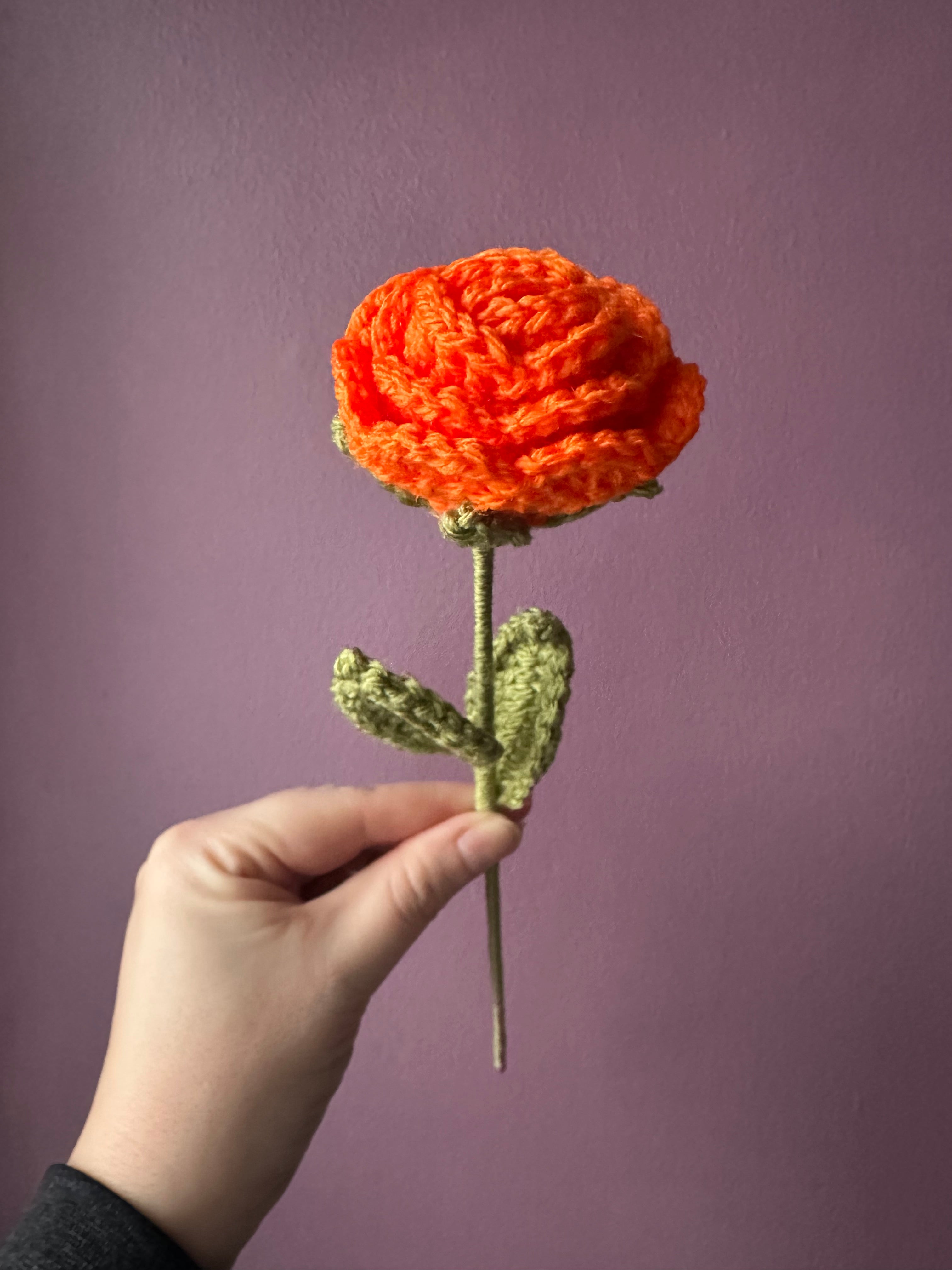 Handmade Crochet Roses - Valentine’s Day gift