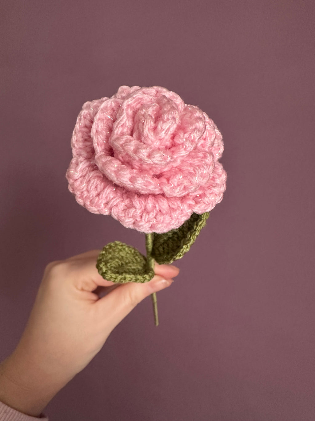 Handmade Crochet Roses, Gift or Home Decor