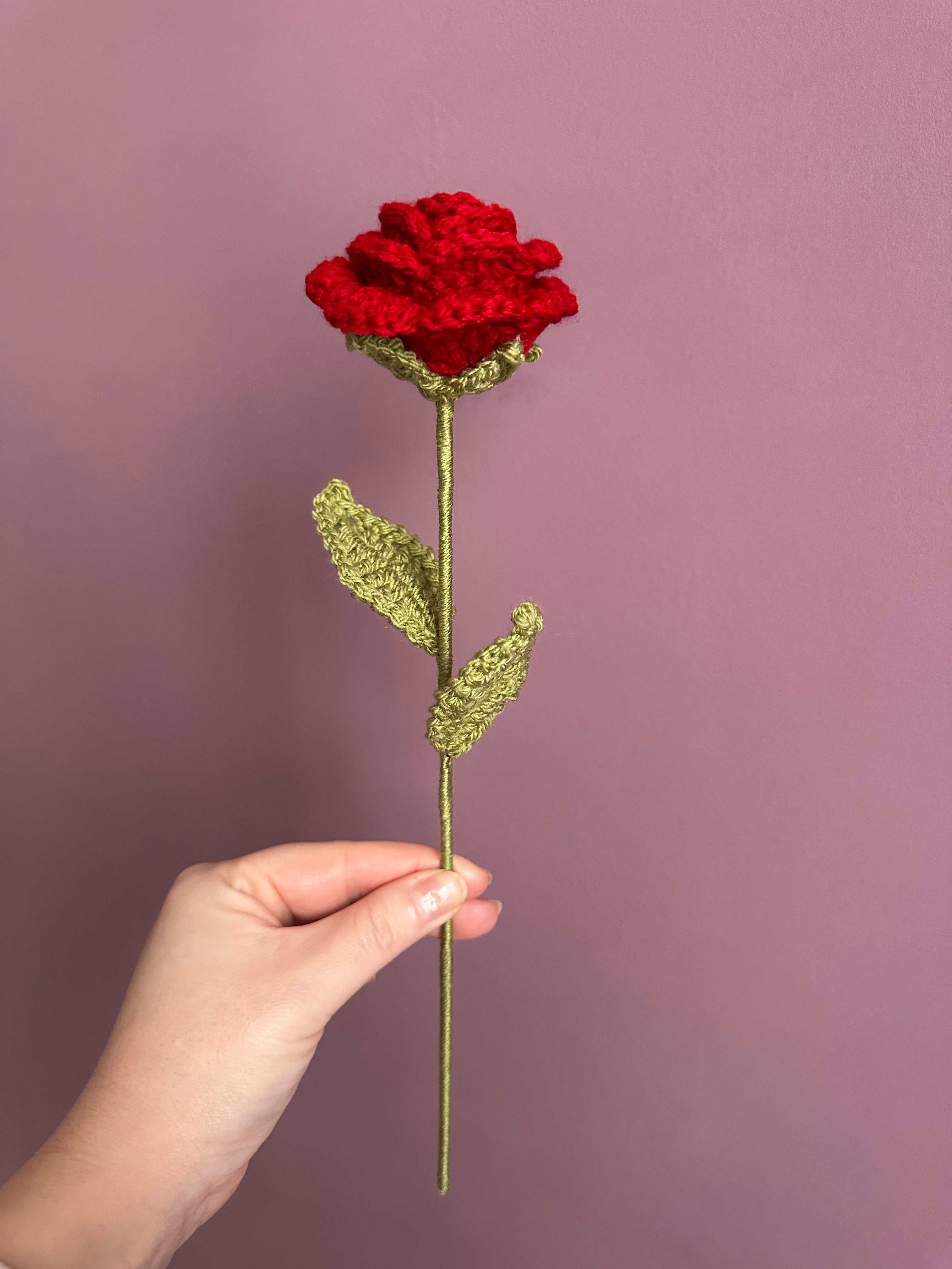 Handmade Crochet Roses - Valentine’s Day gift