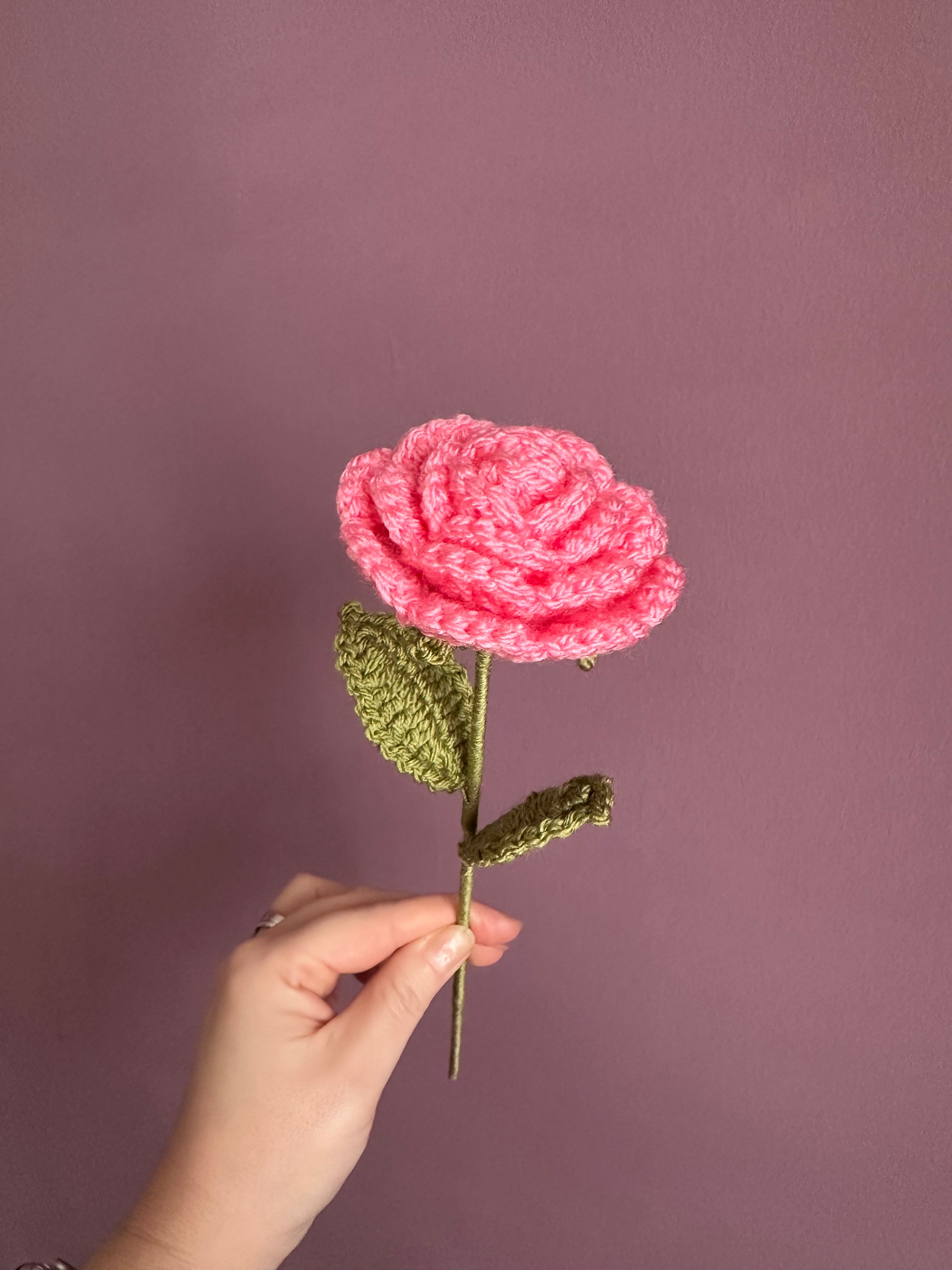Handmade Crochet Roses - Valentine’s Day gift