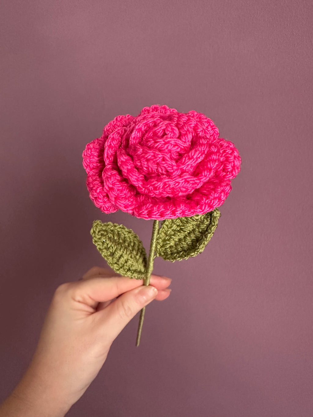 Handmade Crochet Roses, Gift or Home Decor