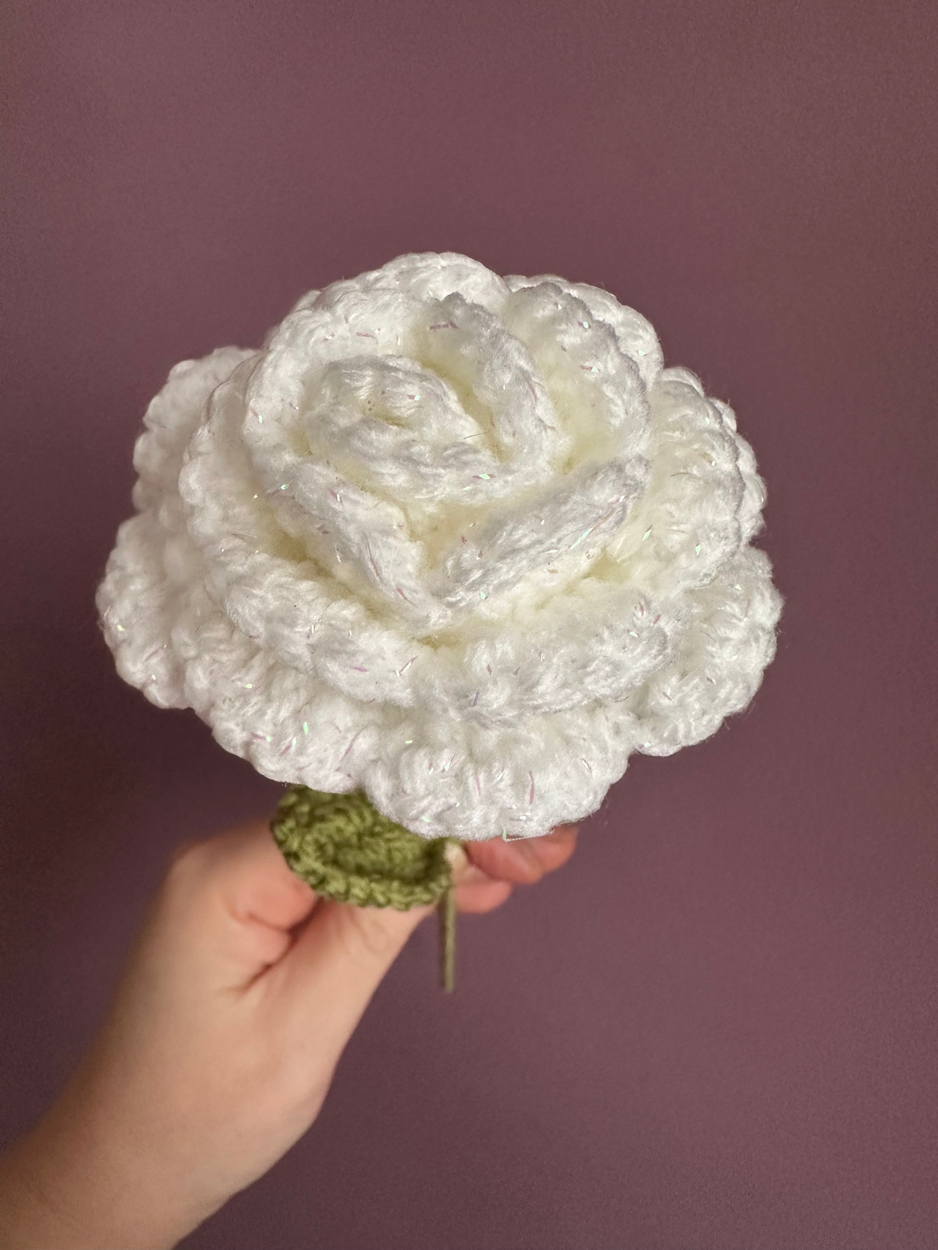 Handmade Crochet Roses, Gift or Home Decor