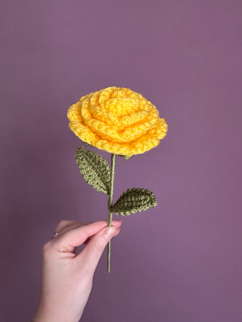 Handmade Crochet Roses, Gift or Home Decor