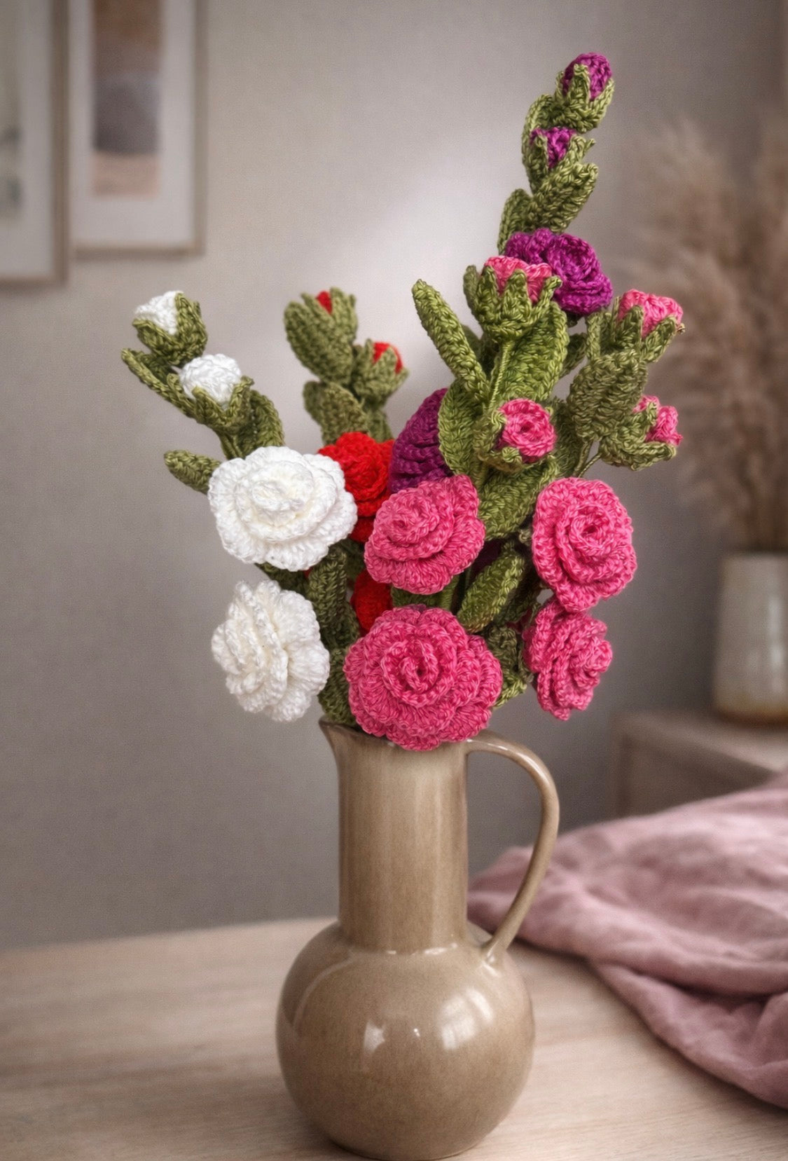Crochet Camellia Flower - Forever Flower